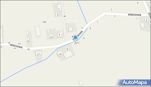 Kobylniki, Wiśniowa, 13, mapa Kobylniki