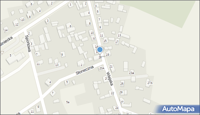 Kochanowice, Wiejska, 18, mapa Kochanowice