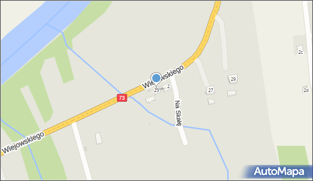 Kołaczyce, Wiejowskiego, burm., 23, mapa Kołaczyce