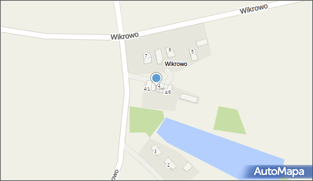 Kolkiejmy, Wikrowo, 4/3, mapa Kolkiejmy