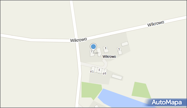 Kolkiejmy, Wikrowo, 7/1, mapa Kolkiejmy