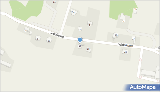 Komarno, Widokowa, 16, mapa Komarno