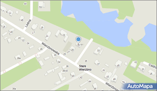 Konstancin-Jeziorna, Wierzbnowska, 25, mapa Konstancin-Jeziorna