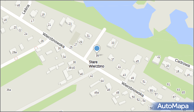 Konstancin-Jeziorna, Wierzbnowska, 35, mapa Konstancin-Jeziorna