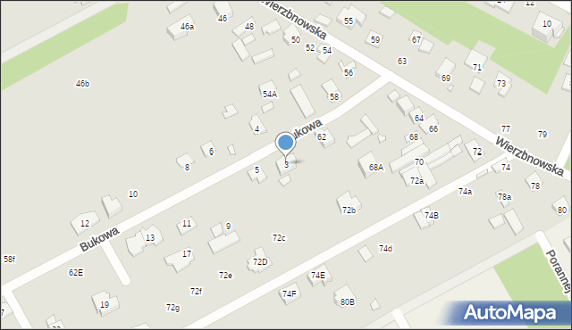 Konstancin-Jeziorna, Wierzbnowska, 62A, mapa Konstancin-Jeziorna