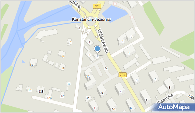 Konstancin-Jeziorna, Wilanowska, 2, mapa Konstancin-Jeziorna