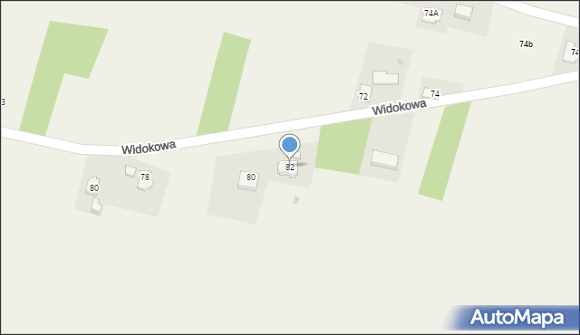 Korczyna, Widokowa, 82, mapa Korczyna