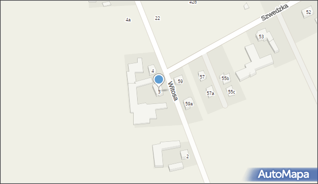 Kościelna Wieś, Witosa Wincentego, 3, mapa Kościelna Wieś