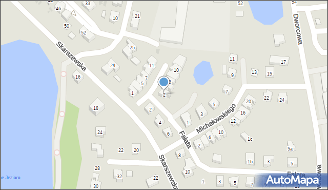 Kościerzyna, Witkacego Stanisława, 2, mapa Kościerzyna
