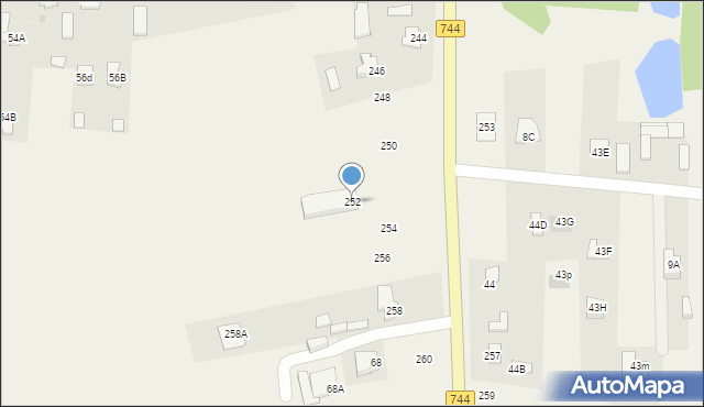 Kotarwice, Wierzbicka, 252, mapa Kotarwice