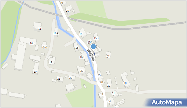 Kowary, Wiejska, 18, mapa Kowary