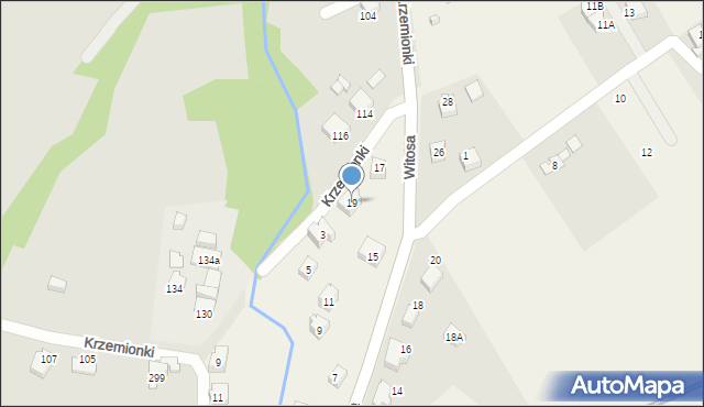 Kozy, Witosa Wincentego, 19, mapa Kozy