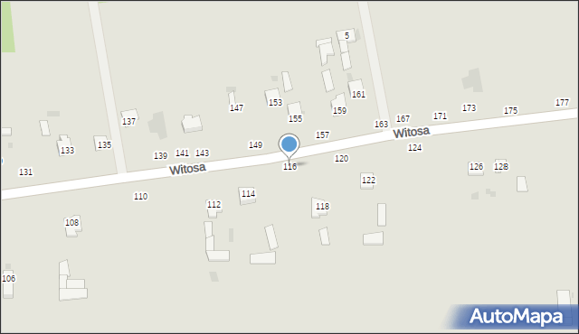 Krasnystaw, Witosa Wincentego, 116, mapa Krasnystaw