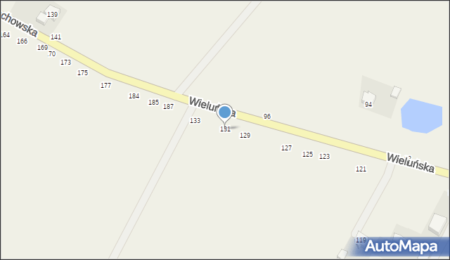 Kraszkowice, Wieluńska, 131, mapa Kraszkowice