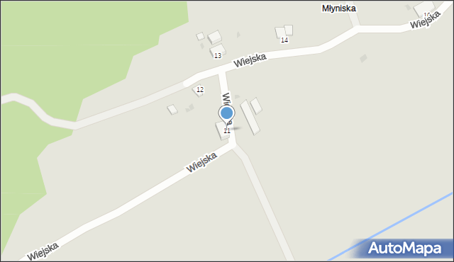 Krynica Morska, Wiejska, 11, mapa Krynica Morska