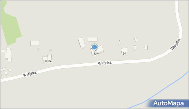 Krynica Morska, Wiejska, 9, mapa Krynica Morska