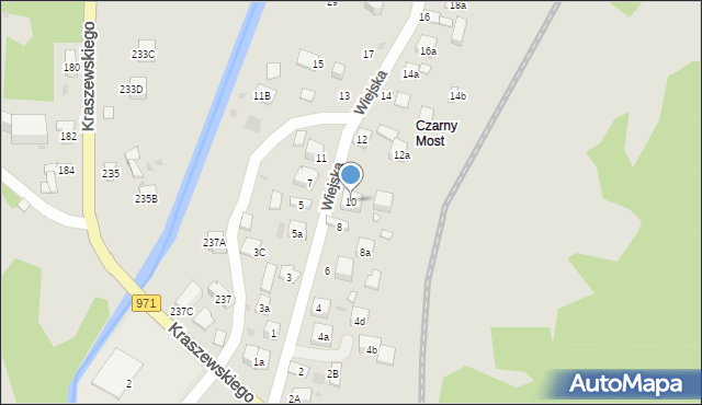 Krynica-Zdrój, Wiejska, 10, mapa Krynica-Zdrój