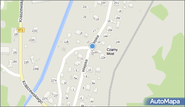 Krynica-Zdrój, Wiejska, 12, mapa Krynica-Zdrój