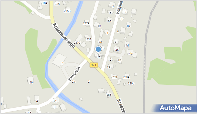 Krynica-Zdrój, Wiejska, 1a, mapa Krynica-Zdrój