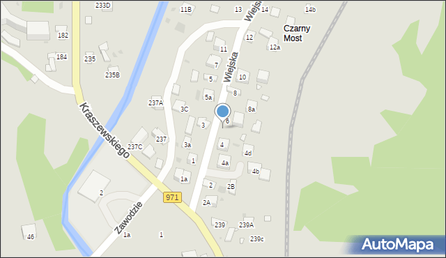 Krynica-Zdrój, Wiejska, 6a, mapa Krynica-Zdrój