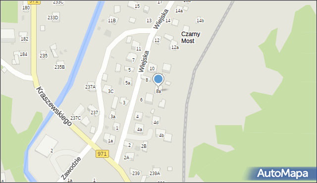 Krynica-Zdrój, Wiejska, 8a, mapa Krynica-Zdrój