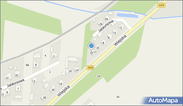 Książenice, Wiejska, 12, mapa Książenice