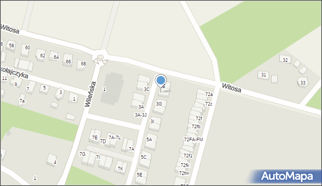 Lębork, Wileńska, 3F, mapa Lębork