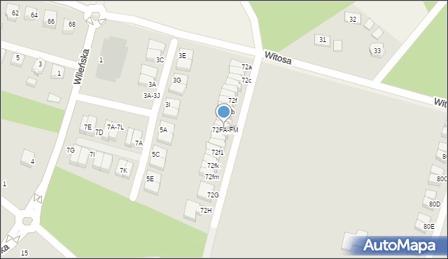 Lębork, Witosa Wincentego, 72FA-FM, mapa Lębork