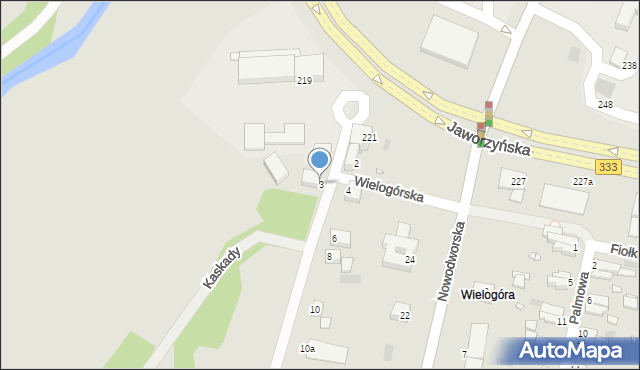 Legnica, Wielogórska, 3, mapa Legnicy