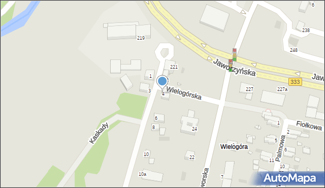 Legnica, Wielogórska, 4, mapa Legnicy