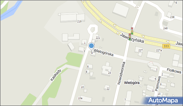 Legnica, Wielogórska, 4, mapa Legnicy