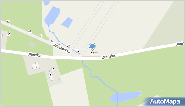 Lipowo, Wierzbowa, 73, mapa Lipowo