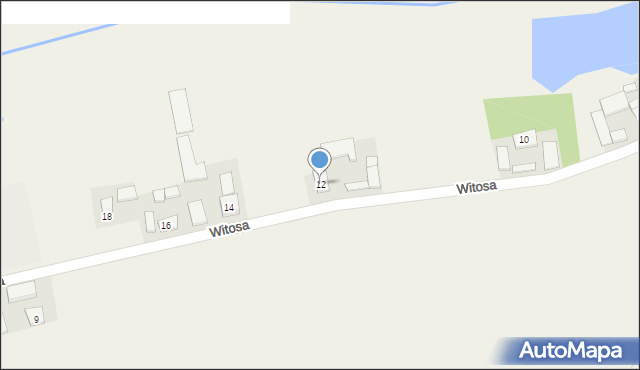 Łomnica, Witosa Wincentego, 12, mapa Łomnica