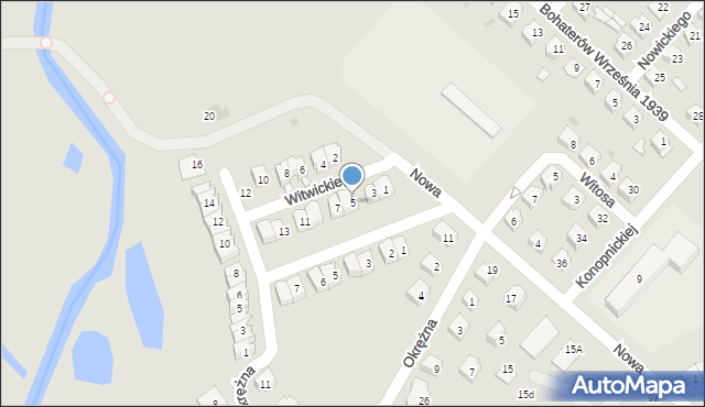 Lubaczów, Witwickiego Władysława, prof., 5, mapa Lubaczów