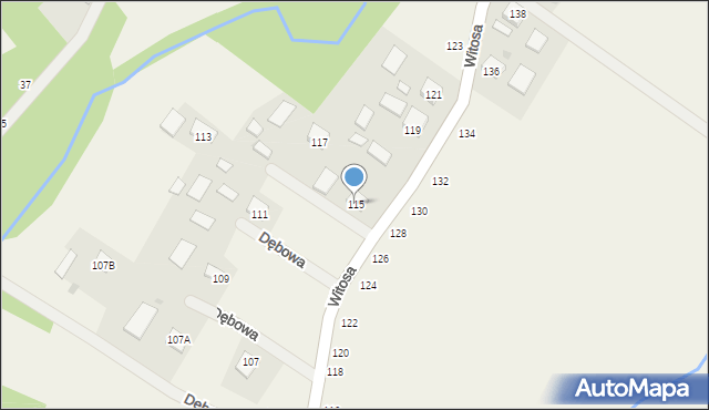 Luszowice, Witosa Wincentego, 115, mapa Luszowice