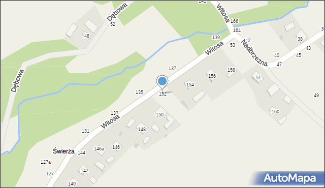 Luszowice, Witosa Wincentego, 152, mapa Luszowice