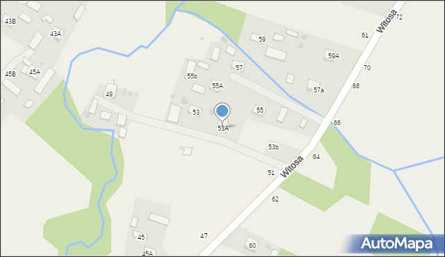 Luszowice, Witosa Wincentego, 53A, mapa Luszowice