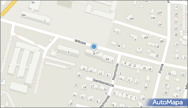 Maków Mazowiecki, Witosa Wincentego, 6, mapa Maków Mazowiecki