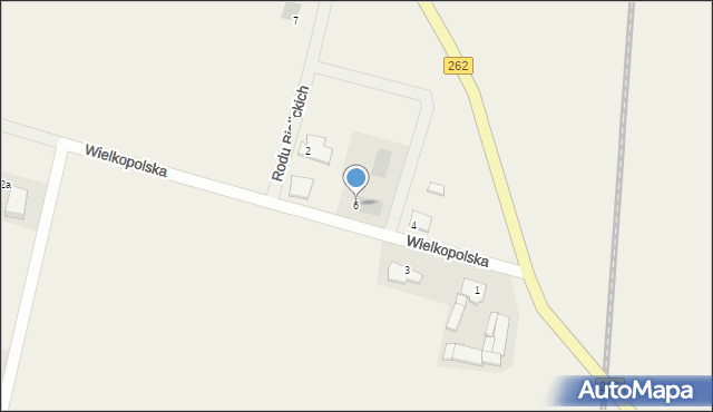 Marcinkowo, Wielkopolska, 6, mapa Marcinkowo