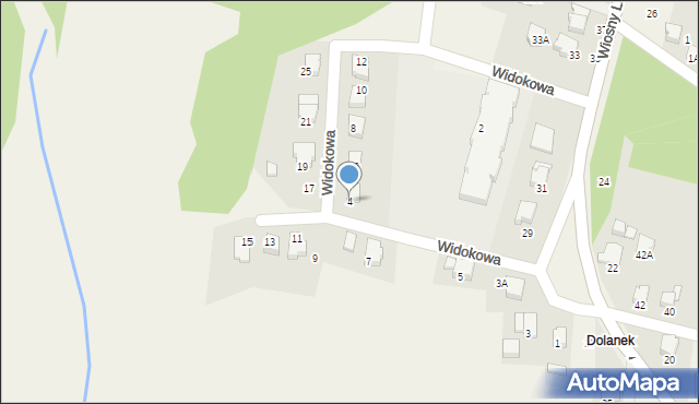 Marklowice, Widokowa, 4, mapa Marklowice