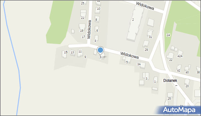 Marklowice, Widokowa, 7, mapa Marklowice