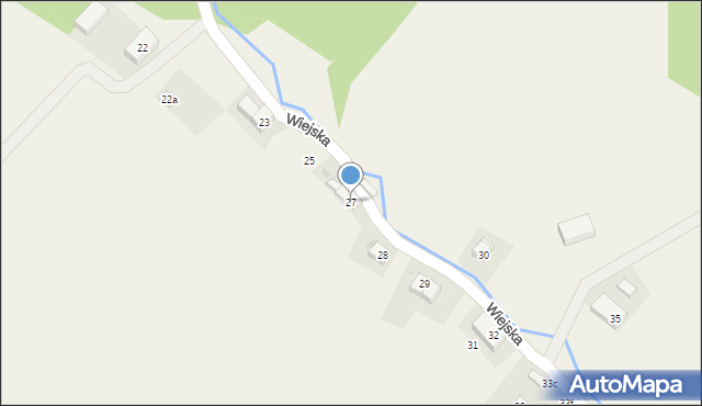 Michałkowa, Wiejska, 27, mapa Michałkowa