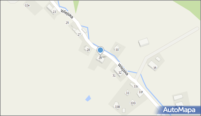 Michałkowa, Wiejska, 29, mapa Michałkowa