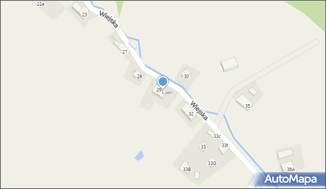 Michałkowa, Wiejska, 29A, mapa Michałkowa