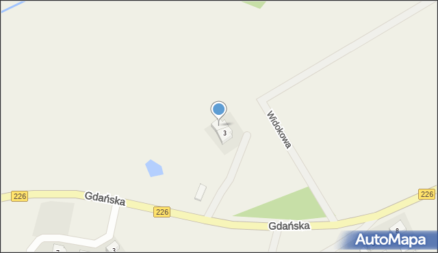 Mierzeszyn, Widokowa, 3a, mapa Mierzeszyn