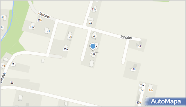 Milówka, Witosa Wincentego, 43b, mapa Milówka