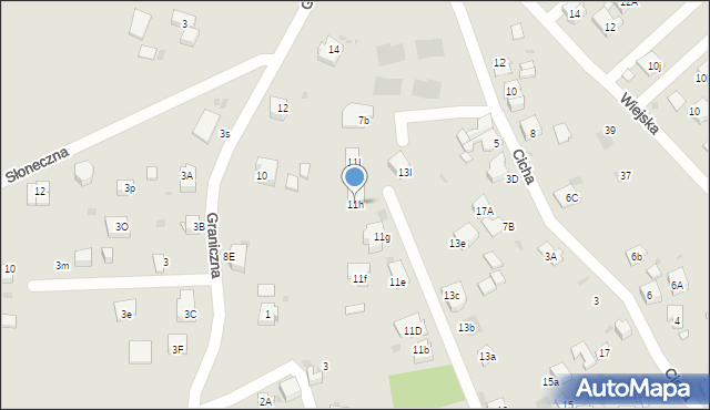 Mysłowice, Wiejska, 11h, mapa Mysłowice