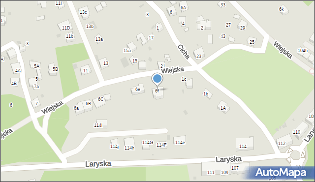 Mysłowice, Wiejska, 6f, mapa Mysłowice