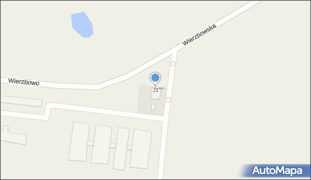 Narzym, Wierzbowska, 23, mapa Narzym