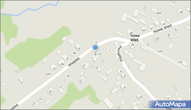 Nasielsk, Wiejska, 5, mapa Nasielsk